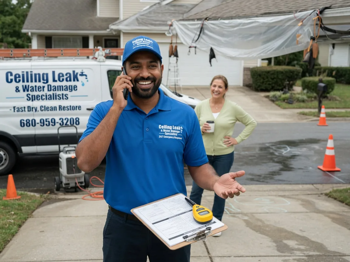 Ceiling Leak Cleanup Jasper, MO FAQs